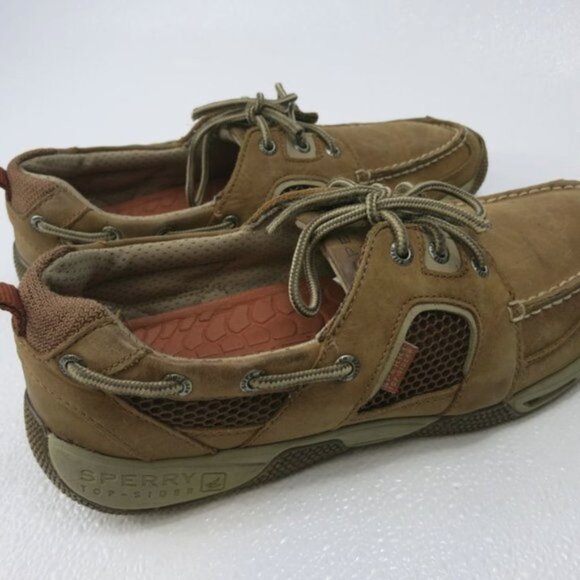 Sperry Top-Sider Suede Leather Comfort Used Shoes Footwear Men's Deck Sz 11.5 - Picture 5 of 6